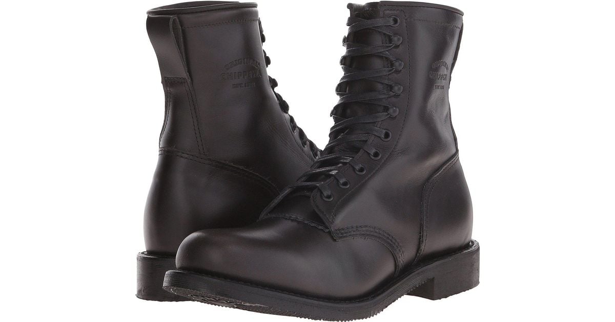 Chippewa 8 Service Boot in Black for Men Lyst