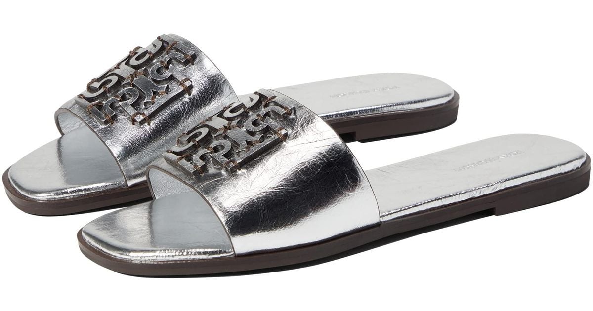 tory burch women's ines leather slide