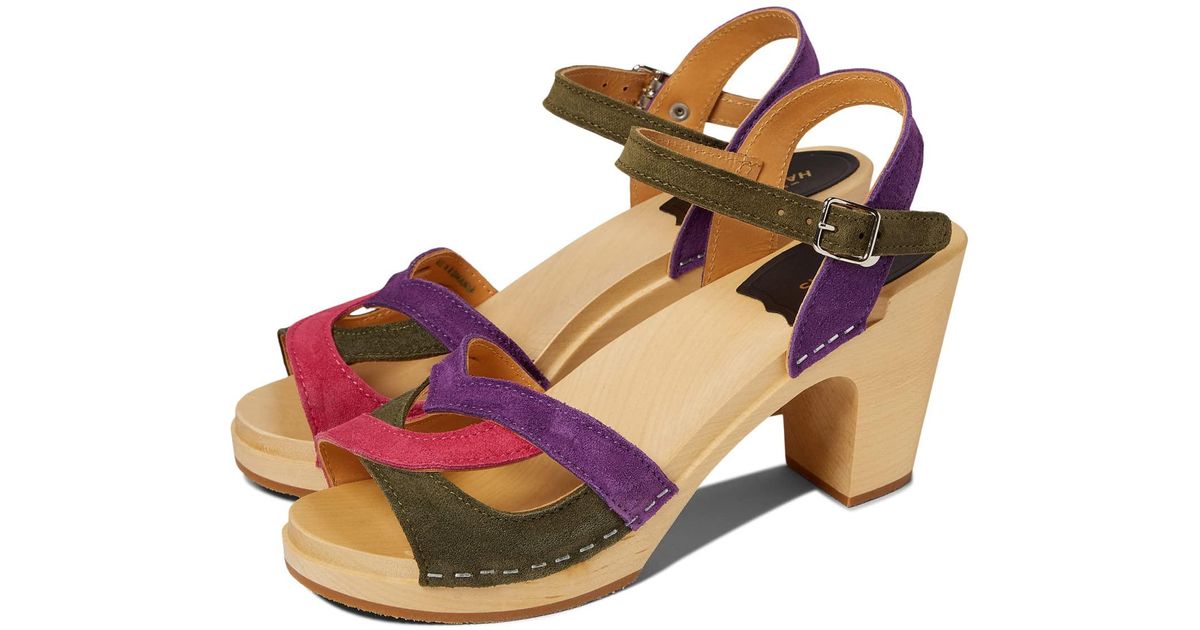 Swedish Hasbeens Leather 50s Sandal | Lyst