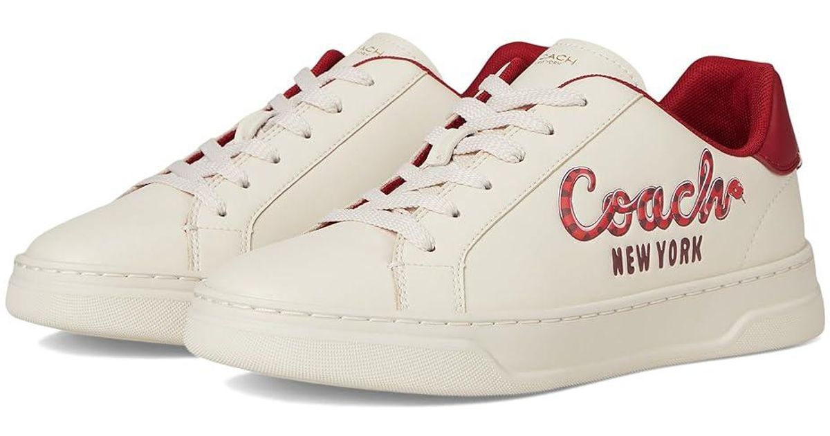 【COACH】蛇年☆New Year High Line Sneaker☆スニーカー COACH New Year High Line Sneakers With Snake Script Cold