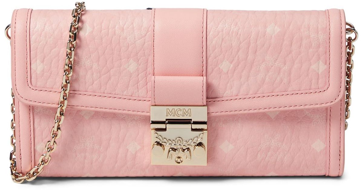 MCM Tracy Vi Woc Large in Pink | Lyst