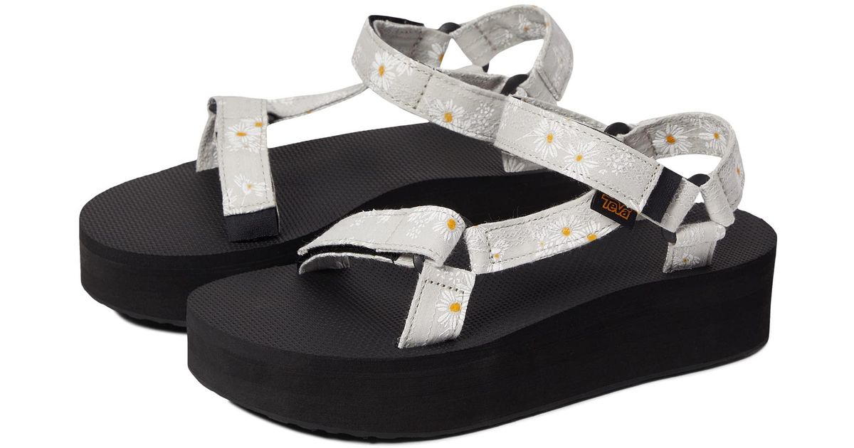 Teva Synthetic Flatform Universal Gloriosa in Gray | Lyst