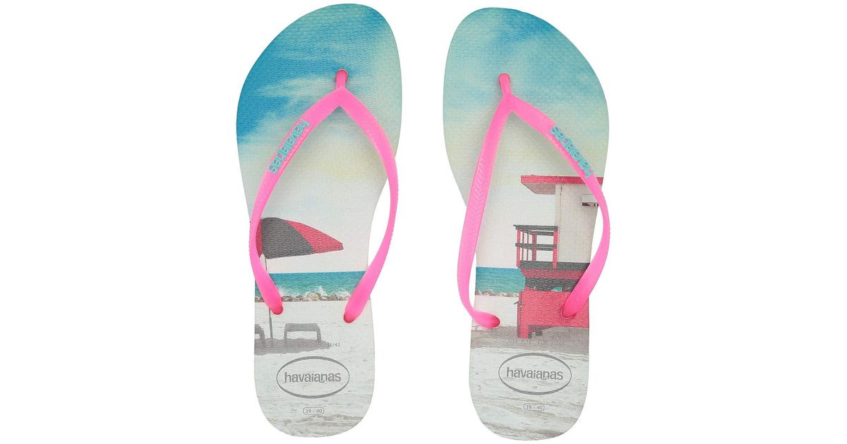 havaianas green flip flops
