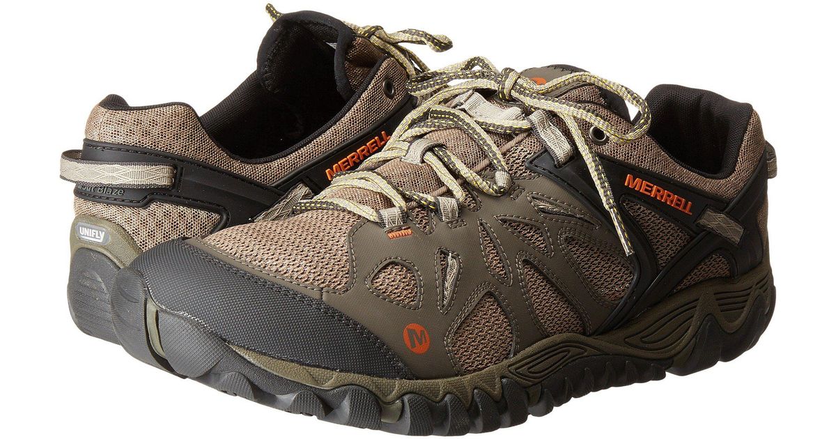 Merrell All Out Blaze Aero Sport Shoes in Natural for Men | Lyst