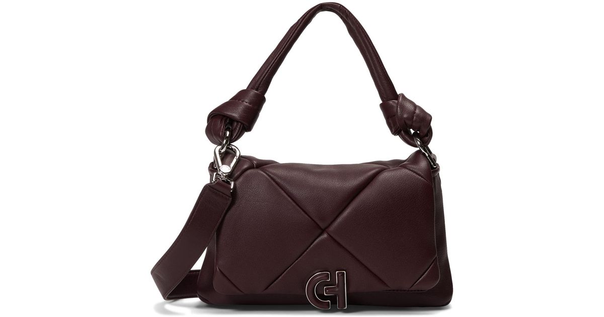 Cole Haan Quilted Shoulder Bag in Brown Lyst