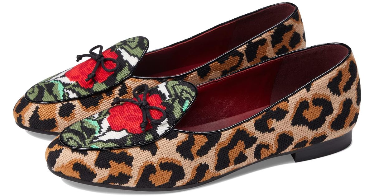 Kate Spade Synthetic Devi Needlepoint in Animal Print (Red) Lyst