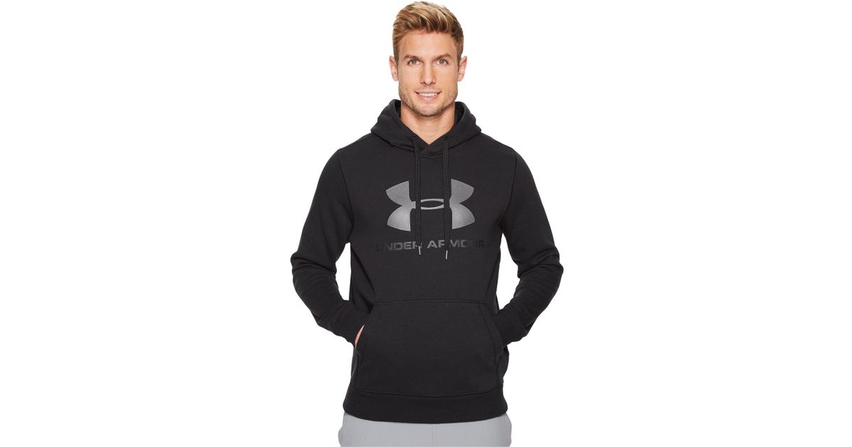 under armour rival fitted graphic hoodie