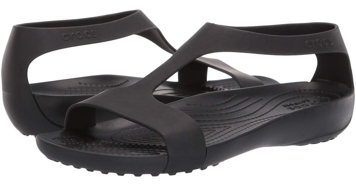 Crocs™ Serena Sandal in Black | Lyst