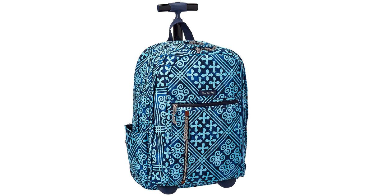 vera bradley backpack with wheels