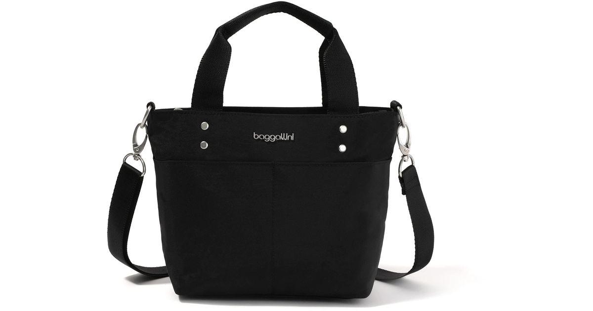 Baggallini Mini Carryall Tote in Black Lyst