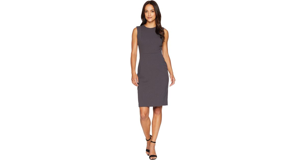 calvin klein gunmetal dress