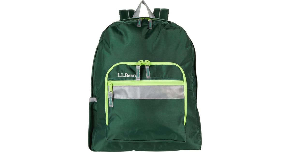 L.L. Bean Kids Original Backpack in Green Lyst