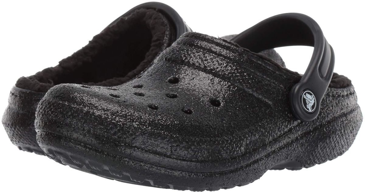 Crocs™ Classic Glitter Lined Clog in 