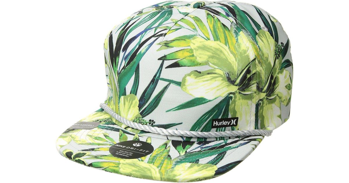 hurley floral hat