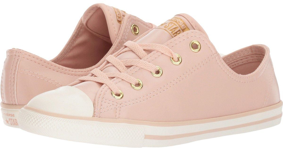 Converse Leather Chuck Taylor All Star Dainty - Ox Craft Sl in Pink | Lyst