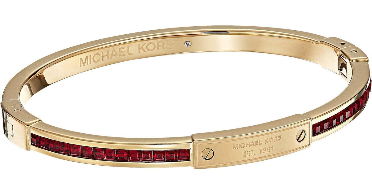 michael kors gold bangle bracelet