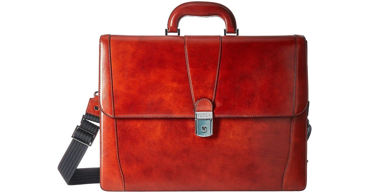 double gusset briefcase