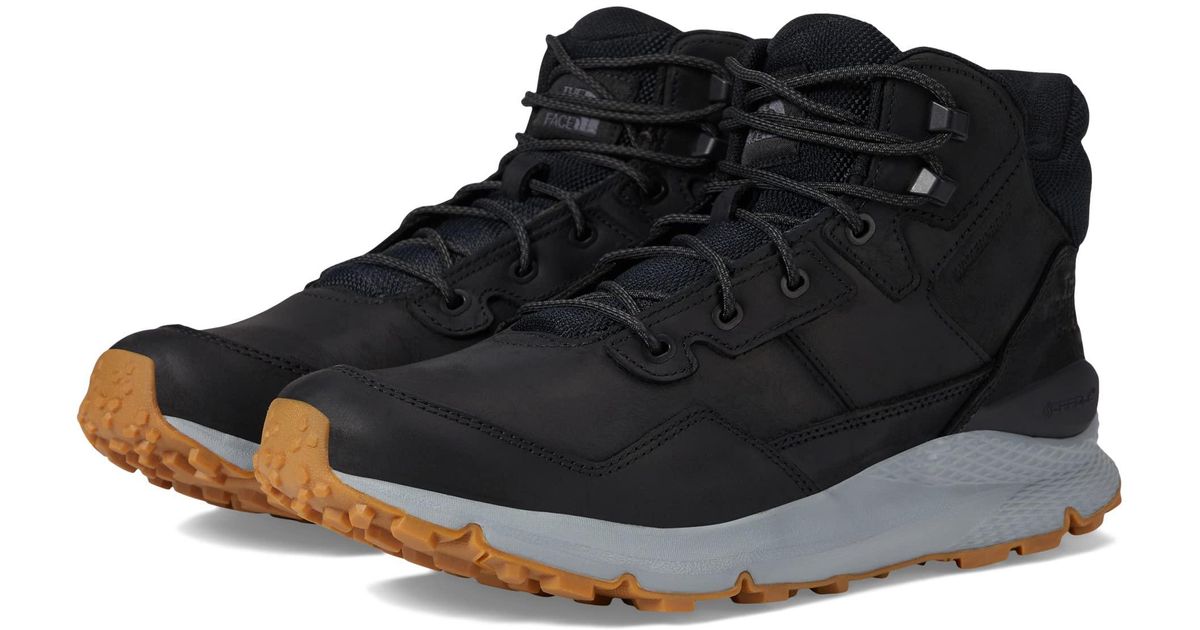 The North Face Vals Ii Mid Leather Wp in Black for Men Lyst