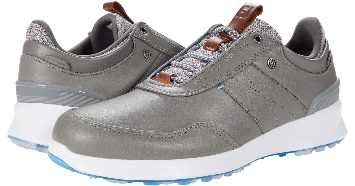Footjoy Stratos Spikeless Luxury Casual in Gray for Men | Lyst