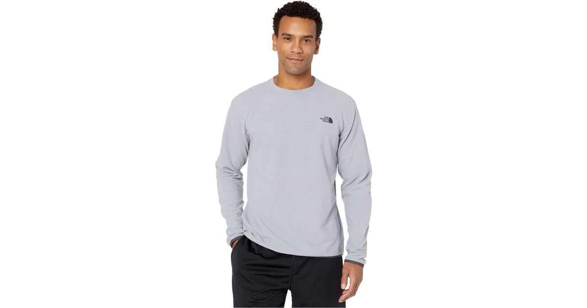 the north face men's tka glacier pullover crew