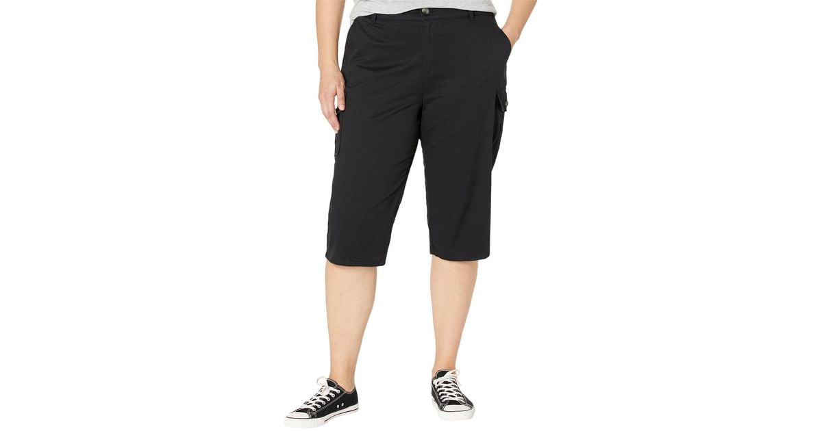 Lee Jeans Plus Size Flex-to-go Cargo Skimmer in Black | Lyst