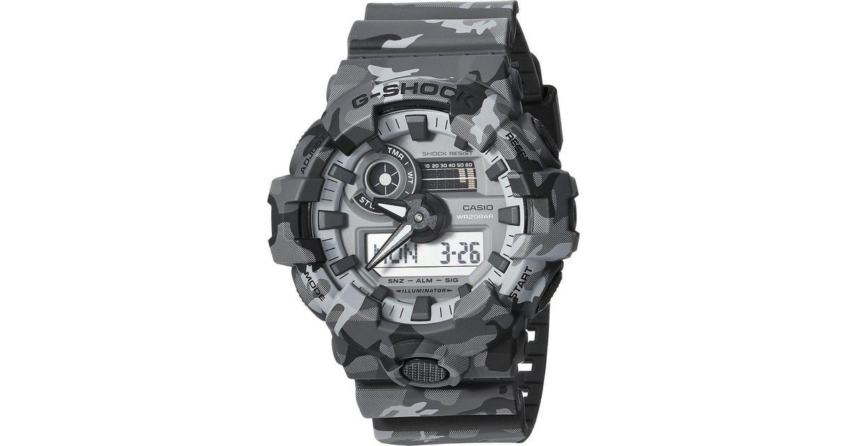 g shock camouflage gray