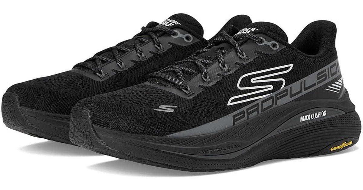 skechers max cushioning elite black