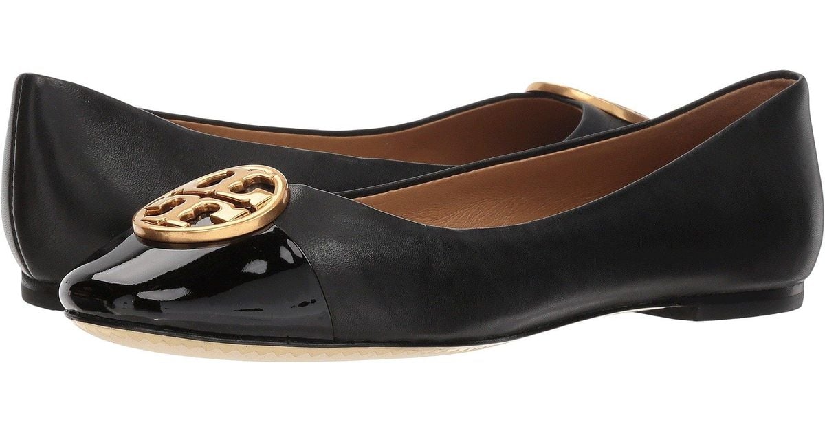 chelsea cap toe ballet flat tory burch