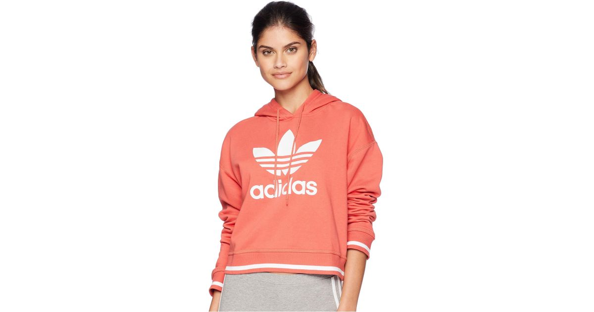 adidas active icons cropped hoodie
