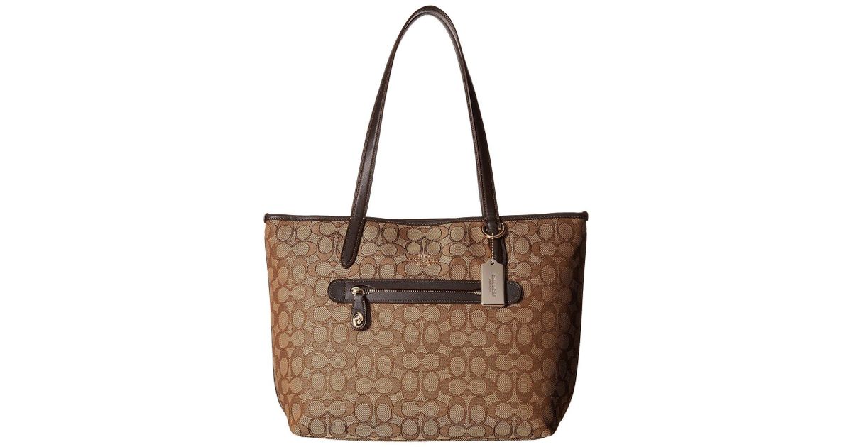 coach signature taylor tote