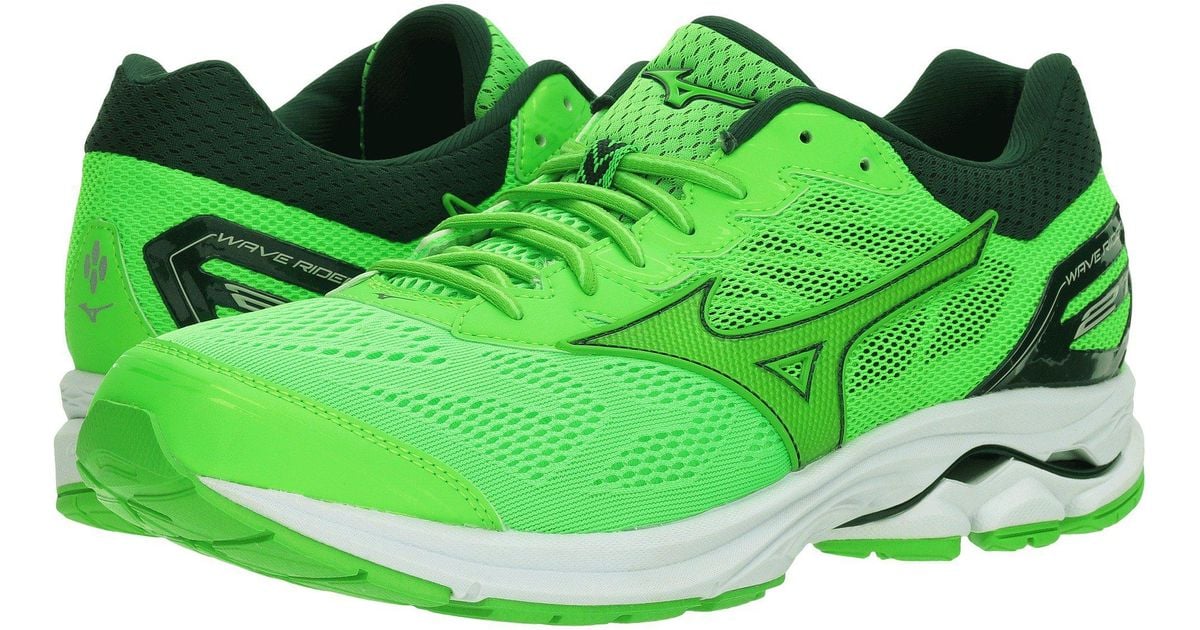 mizuno wave rider 21 green