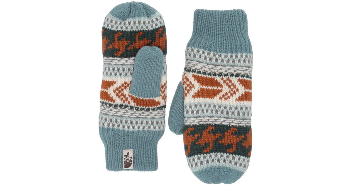 the north face fair isle mittens