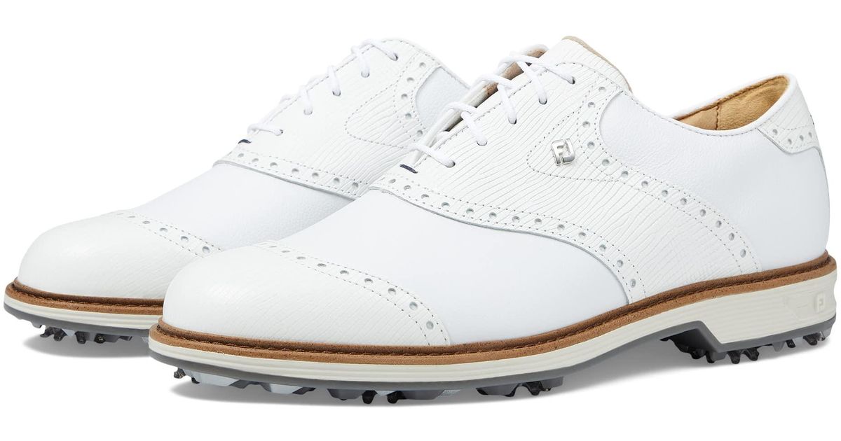 Footjoy Premiere Series Wilcox Golf Shoes in White for Men Lyst
