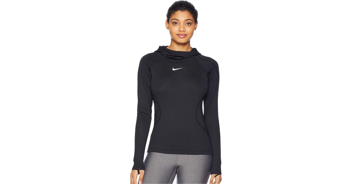 nike pro hyperwarm pullover
