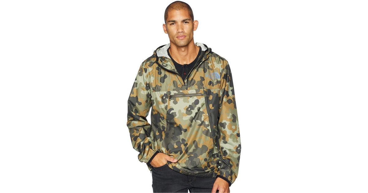 north face men's crew run wind anorak