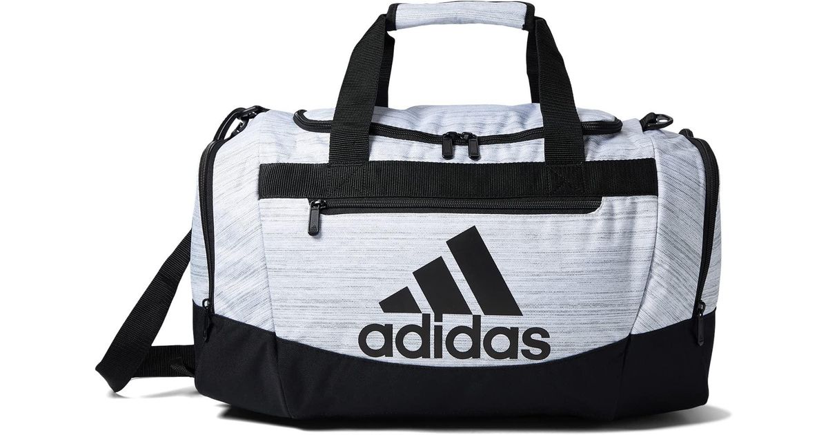 adidas Synthetic Defender 4 Small Duffel Bag in White Lyst