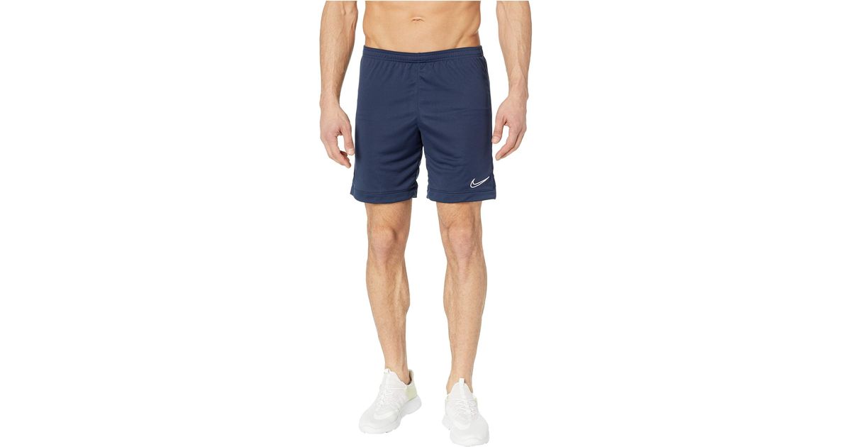 nike academy shorts blue