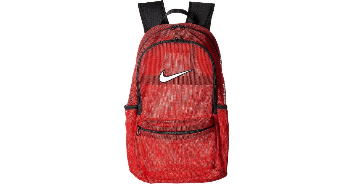 Nike Heritage Backpack Chile Red White - Accessories