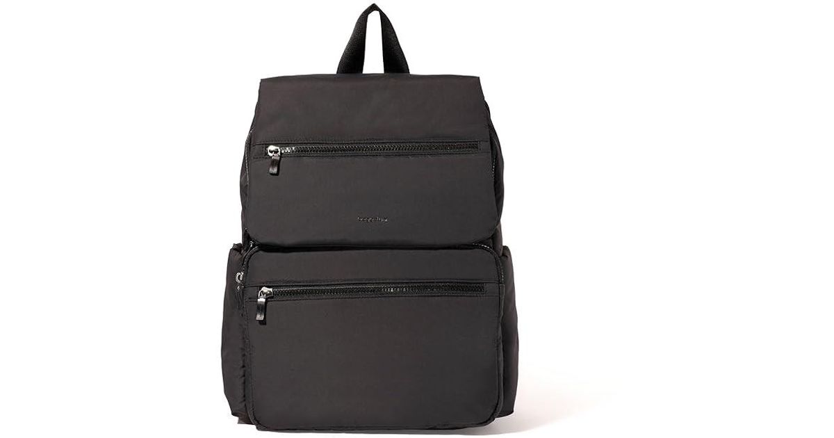 Flap Computer Backpack Baggallini Go To Laptop Flap Backpack ( Puff) Shoulder Handbags in ...