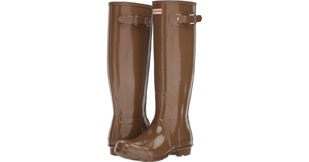 hunter tan boots