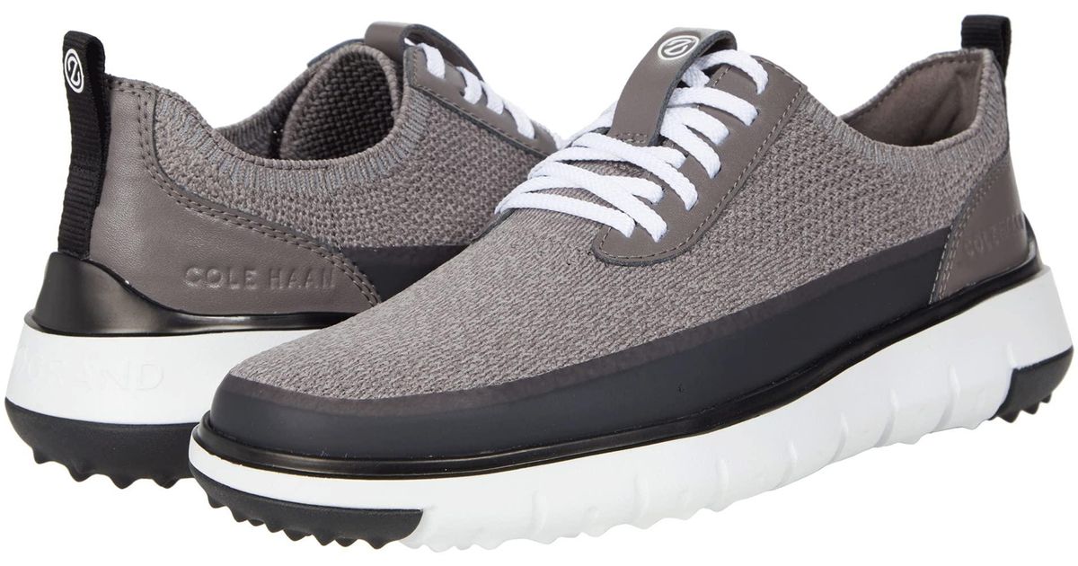 Cole Haan Leather Generation Zerogrand Golf Lowtop sneakers in Gray