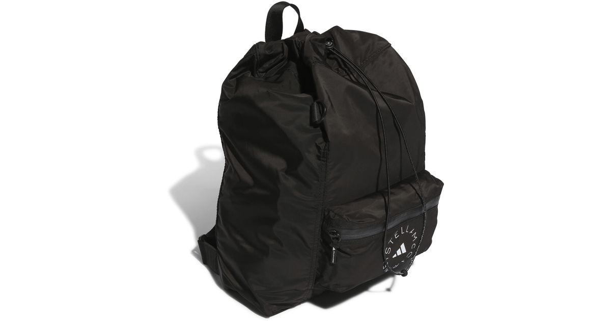 adidas By Stella McCartney Gym Sack Backpack Hs3381 in Black | Lyst