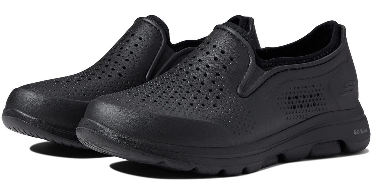 Skechers Foamies Gowalk 5 Slip-on W/ Chenille in Black for Men | Lyst