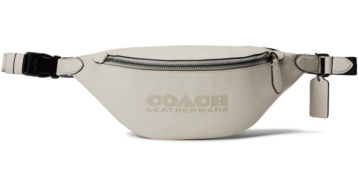 COACH Charter Belt Bag 7 In Pebble Leather for Men Lyst