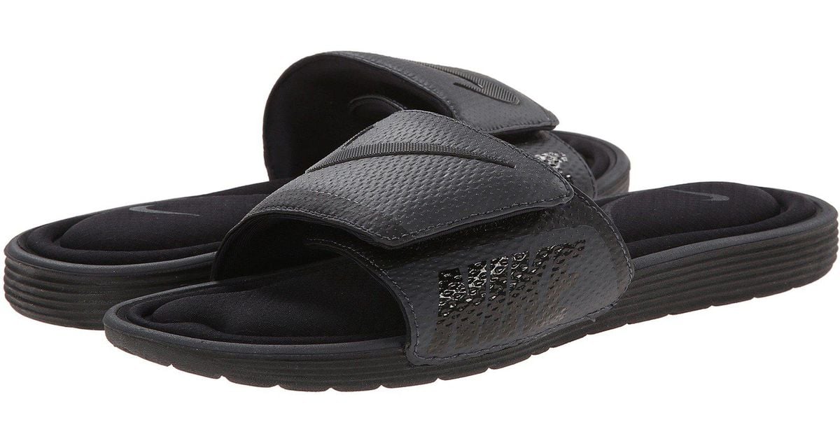 Nike Solarsoft Comfort Slide Sandal in Black for Men | Lyst