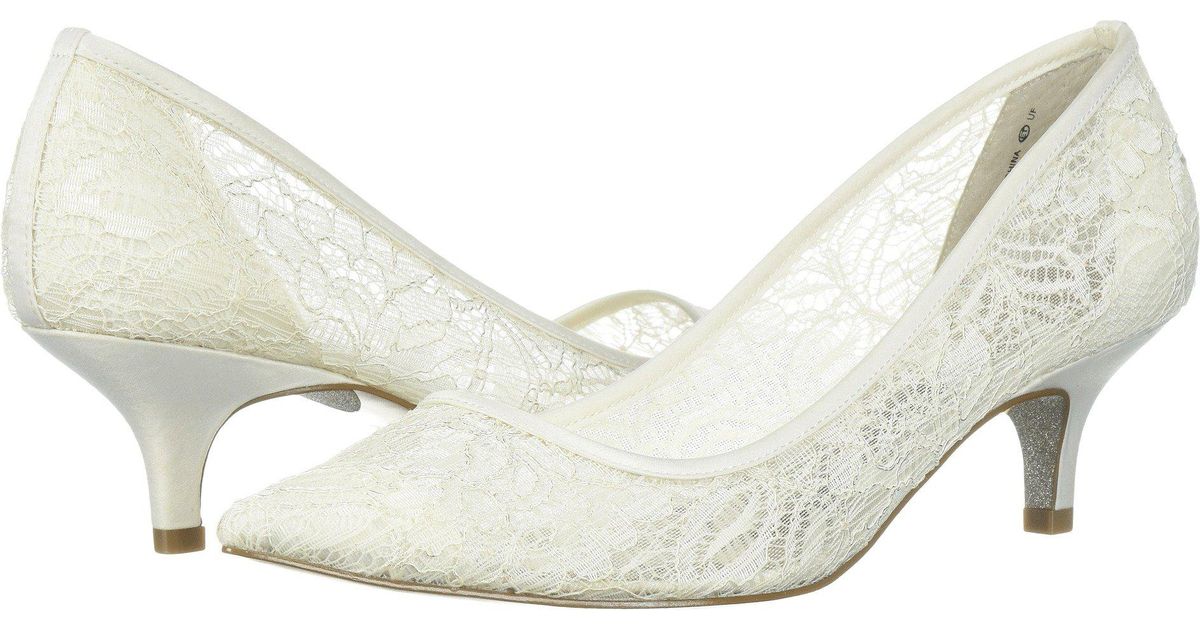 adrianna papell lois lace evening pumps