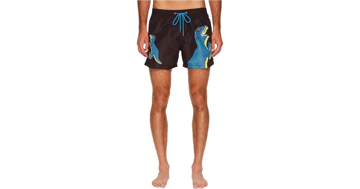 paul smith black swim shorts