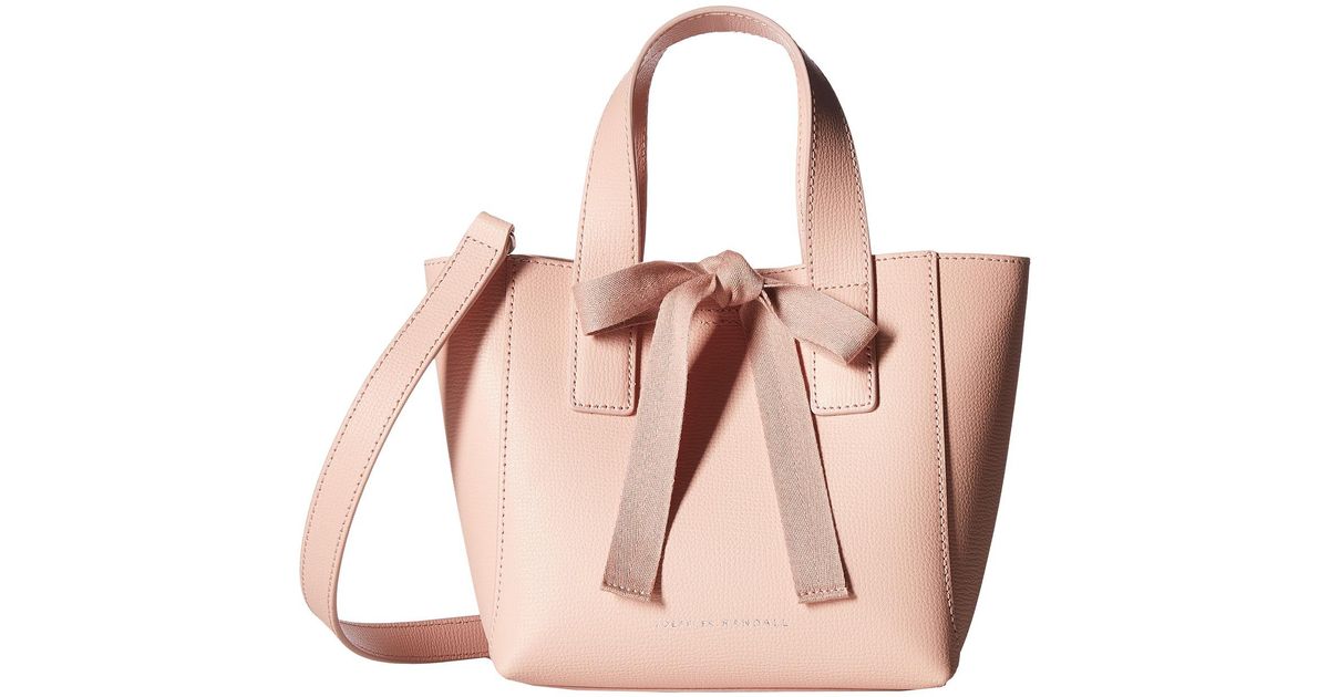 Lyst Loeffler Randall Mini Ribbon Per In Pink