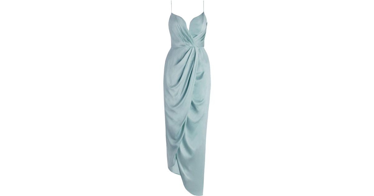 silk plunge dress