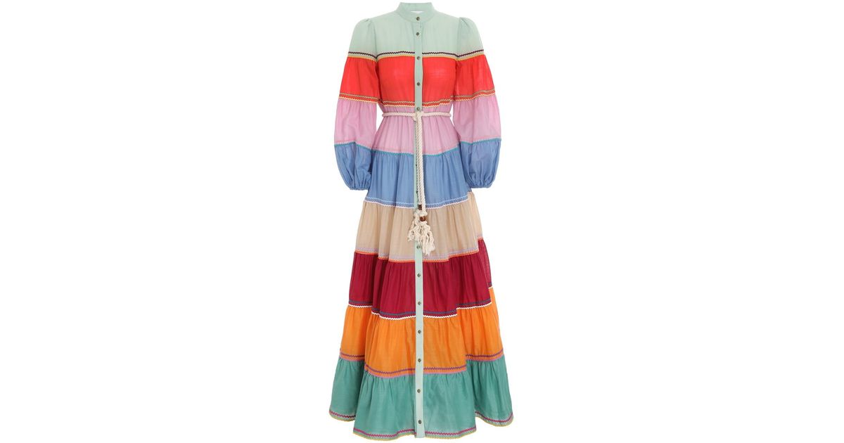zimmermann riders multi tiered dress